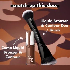 e.l.f. Camo Liquid Bronzer & Contour, Silky Highly Pigmented Formula, Creates a Long-Lasting Bronzed Glow & Natural Look, Vegan & Cruelty-Free, 5 Medium e.l.f. Camo Liquid Bronzer & Contour, Silky Highly Pigmented Formula, Creates a Long-Lasting Bronzed Glow & Natural Look, Vegan & Cruelty-Free, 5 Medium