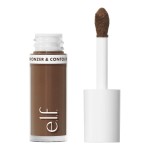 e.l.f. Camo Liquid Bronzer & Contour, Silky Highly Pigmented Formula, Creates a Long-Lasting Bronzed Glow & Natural Look, Vegan & Cruelty-Free, 4 Light/Medium
