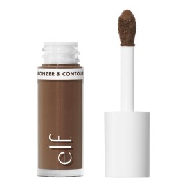 e.l.f. Camo Liquid Bronzer & Contour, Silky Highly Pigmented Formula, Creates a Long-Lasting Bronzed Glow & Natural Look, Vegan & Cruelty-Free, 4 Light/Medium