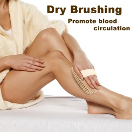Rnodoilkfly 2Pcs Natural Bristle Exfoliating Brush, Body Scrubber for Lymphatic Drainage, Blood Circulation, Wet and Dry Brush, Deep Exfoliation for Smooth Skin Rnodoilkfly 2Pcs Natural Bristle Exfoliating Brush, Body Scrubber for Lymphatic Drainage, Blood Circulation, Wet and Dry Brush, Deep Exfoliation for Smooth Skin