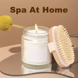 Rnodoilkfly 2Pcs Natural Bristle Exfoliating Brush, Body Scrubber for Lymphatic Drainage, Blood Circulation, Wet and Dry Brush, Deep Exfoliation for Smooth Skin Rnodoilkfly 2Pcs Natural Bristle Exfoliating Brush, Body Scrubber for Lymphatic Drainage, Blood Circulation, Wet and Dry Brush, Deep Exfoliation for Smooth Skin