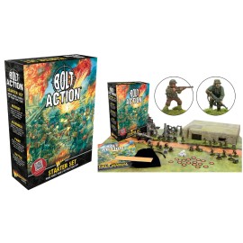 Bolt Action Starter Set - a 28mm World War 2 Strategy Tabletop Battle Game for 2 or More Players Using Miniatures by Warlord Games