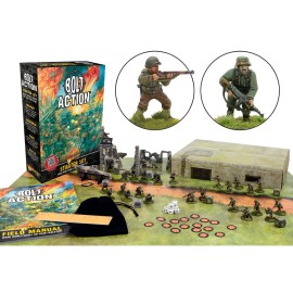 Bolt Action Starter Set - a 28mm World War 2 Strategy Tabletop Battle Game for 2 or More Players Using Miniatures by Warlord Games Bolt Action Starter Set - a 28mm World War 2 Strategy Tabletop Battle Game for 2 or More Players Using Miniatures by Warlord Games