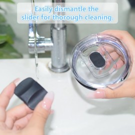 3 Pack 20 oz Tumbler Lid, Magnetic Slider Replacement Lids for YETI 20 oz Tumbler, 10/24 oz Mug and 10 oz Lowball, Spill Proof Cup Lids Covers Compatible for Ozark Trail, Old Style Rtic, BPA Free 3 Pack 20 oz Tumbler Lid, Magnetic Slider Replacement Lids for YETI 20 oz Tumbler, 10/24 oz Mug and 10 oz Lowball, Spill Proof Cup Lids Covers Compatible for Ozark Trail, Old Style Rtic, BPA Free