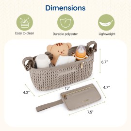 mommore Stroller Organizer with Insulated Cup Holders, Universal Stroller Caddy with Detachable Phone Bag, Stroller Accessories Fits for Uppababy, Doona, Jogger, Britax, Mompush, Bob mommore Stroller Organizer with Insulated Cup Holders, Universal Stroller Caddy with Detachable Phone Bag, Stroller Accessories Fits for Uppababy, Doona, Jogger, Britax, Mompush, Bob