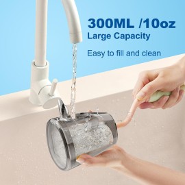 WellLeo Water Flosser for Teeth, 300ML Cordless Oral Irrigator Rechargeable Dental Flosser Picks with 5 Modes 5 Jet Tips,IPX7 Waterproof Teeth Cleaner for Braces Gum Care, Home Travel Use WellLeo Water Flosser for Teeth, 300ML Cordless Oral Irrigator Rechargeable Dental Flosser Picks with 5 Modes 5 Jet Tips,IPX7 Waterproof Teeth Cleaner for Braces Gum Care, Home Travel Use