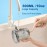 WellLeo Water Flosser for Teeth, 300ML Cordless Oral Irrigator Rechargeable Dental Flosser Picks with 5 Modes 5 Jet Tips,IPX7 Waterproof Teeth Cleaner for Braces Gum Care, Home Travel Use