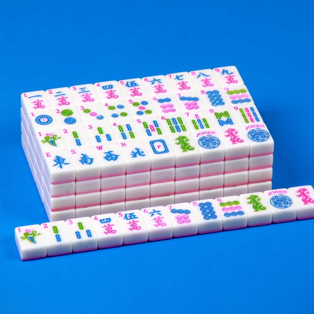 Pink American Mahjong Set 166 Mahjong Tiles 1.2-inch American Mahjong Game Set Pink American Mahjong Set 166 Mahjong Tiles 1.2-inch American Mahjong Game Set