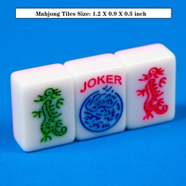 Pink American Mahjong Set 166 Mahjong Tiles 1.2-inch American Mahjong Game Set Pink American Mahjong Set 166 Mahjong Tiles 1.2-inch American Mahjong Game Set