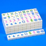 YANMEIYA American Mahjong Set 166 Mahjong Tile Set American Mahjong Game Set 1.2-inch Mahjong Set