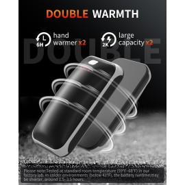 Lerat Hand Warmers Rechargeable, 2 Pack Electric Hand Warmer, Reusable Portable Pocket Heater USB Handwarmers, Gifts for Men, Women, Indoor, Outdoor, Hiking, Skiing, Camping, Hunting Accessories Lerat Hand Warmers Rechargeable, 2 Pack Electric Hand Warmer, Reusable Portable Pocket Heater USB Handwarmers, Gifts for Men, Women, Indoor, Outdoor, Hiking, Skiing, Camping, Hunting Accessories