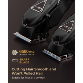 VGRPRO Hair Clippers for Men Professional, Cordless Clipper and Trimmer Set, Clippers for Hair Cutting Kit with Long Battery Life, Electric Hair Trimmer for Family Barber Kids Use