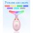 SDKWDH Red-Light-Therapy-for-Face-and-Neck, 7 Color Face Massager Tool for Wrinkles, Double Chin, Vibrating Facial Massager with Thermals for Skin Care, Glossy Pink