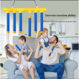 Reflex Drop Sticks Challenge Game, Hand Eye Coordination Training Toy, Upgrade Remote Control 3 Adjustable Speed