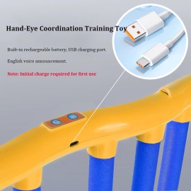 Reflex Drop Sticks Challenge Game, Hand Eye Coordination Training Toy, Upgrade Remote Control 3 Adjustable Speed