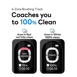 SAKYPRORAL Electric Toothbrush with AI Smart Screen for Adults Kids | 150-Day Battery, Real-Time Brushing Map | Whitening Mode, 3-Min Timer, Travel Case | Family Use Electric Tooth Brush (G5S Black) SAKYPRORAL Electric Toothbrush with AI Smart Screen for Adults Kids | 150-Day Battery, Real-Time Brushing Map | Whitening Mode, 3-Min Timer, Travel Case | Family Use Electric Tooth Brush (G5S Black)