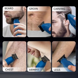 IWEEL Professional Beard Trimmer for Men - Electric Hair Clippers, Zero Gapped T-Blade Edgers, Cordless Rechargeable Mustache Trimmer Grooming Kit for Body IWEEL Professional Beard Trimmer for Men - Electric Hair Clippers, Zero Gapped T-Blade Edgers, Cordless Rechargeable Mustache Trimmer Grooming Kit for Body