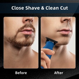 IWEEL Professional Beard Trimmer for Men - Electric Hair Clippers, Zero Gapped T-Blade Edgers, Cordless Rechargeable Mustache Trimmer Grooming Kit for Body IWEEL Professional Beard Trimmer for Men - Electric Hair Clippers, Zero Gapped T-Blade Edgers, Cordless Rechargeable Mustache Trimmer Grooming Kit for Body