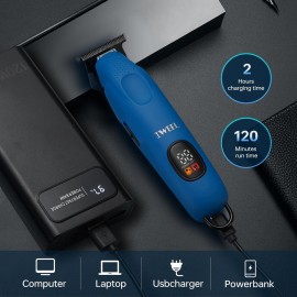 IWEEL Professional Beard Trimmer for Men - Electric Hair Clippers, Zero Gapped T-Blade Edgers, Cordless Rechargeable Mustache Trimmer Grooming Kit for Body IWEEL Professional Beard Trimmer for Men - Electric Hair Clippers, Zero Gapped T-Blade Edgers, Cordless Rechargeable Mustache Trimmer Grooming Kit for Body