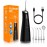 FlossJet Water Dental Flosser Cordless Oral Irrigator with 300ml 5 Tips 4 Modes USBCharger Portable Travle Irrigation Cleaner IPX7 Electric Irrigador Dental for Teeth Cleaning (Black)