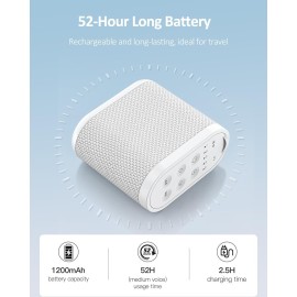Loud Portable Travel Sound Machine for Adults, Baby - White Noise MachineRechargeable Battery, Headphone Jack, 21 Sounds, Sleep Timer - Noise Machine for Sleeping, Office Privacy & Noise Canceling Loud Portable Travel Sound Machine for Adults, Baby - White Noise MachineRechargeable Battery, Headphone Jack, 21 Sounds, Sleep Timer - Noise Machine for Sleeping, Office Privacy & Noise Canceling