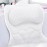 REEZEIVI Bath Pillows for Tub,Bath Pillow with 6 Non-Slip Suction Cups,Soft 4D Mesh Fabric,Bathtub Pillows for Tub Neck and Back Support,Extra Thick Luxury Bathtub Pillows,White