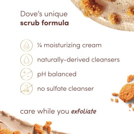 Dove Brown Sugar and Coconut Body Scrub Exfoliates and Deeply Nourishes for Smooth, Radiant Skin 15oz Dove Brown Sugar and Coconut Body Scrub Exfoliates and Deeply Nourishes for Smooth, Radiant Skin 15oz