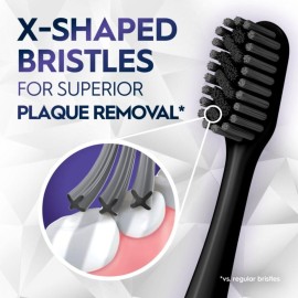 Oral-B Pro Whitening Brilliance Toothbrushes, Extra Soft, Black, Coral, and Teal, 4 Count Oral-B Pro Whitening Brilliance Toothbrushes, Extra Soft, Black, Coral, and Teal, 4 Count