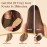 Arshray Wooden Bamboo Hair Brush with Wooden Handle and Bamboo Bristles,Reduces Static,Ideal for Dry,Curly,Thick,Thin and Straight Hair