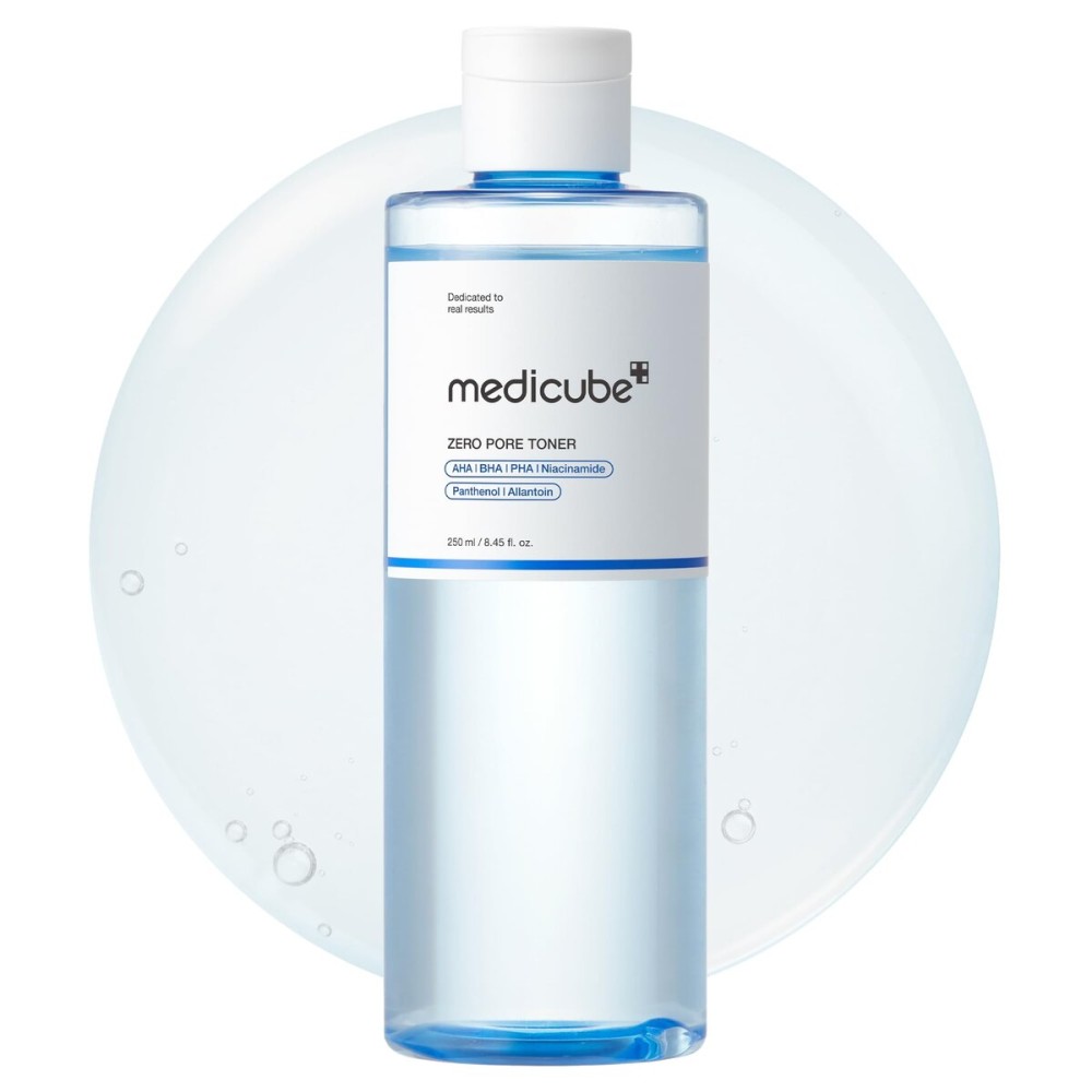 medicube Zero Pore Toner I Exfoliating & Hydrating Blue Bottle Water Toner with AHA, BHA, PHA, Niacinamide, and Panthenol | Korean Skin Care for Pores, Texture, and Moisture Care (8.45 fl. oz.) medicube Zero Pore Toner I Exfoliating & Hydrating Blue Bottle Water Toner with AHA, BHA, PHA, Niacinamide, and Panthenol | Korean Skin Care for Pores, Texture, and Moisture Care (8.45 fl. oz.)