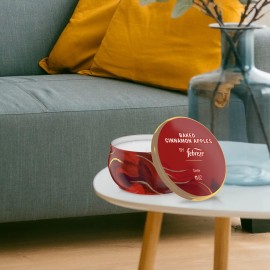 Febreze Scented Candle, Baked Cinnamon Apples Scent, 11 oz 4 Wick Candle, Single Pack Febreze Scented Candle, Baked Cinnamon Apples Scent, 11 oz 4 Wick Candle, Single Pack