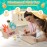 Montessori Learning Toys for Toddlers 2-4, Double-Sided Finger Counting & Number Tracing Board, Colorful Number Blocks, Solid Pine Wood Educational Math Toy for Kids Boys Girls Ages 1 3 5 Year Old