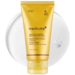 medicube Kojic Acid Turmeric Overnight Wrapping Peel Off Mask - Brightens & Defends Against Skin Stress for a Clear, Glowing Complexion, Korean Skincare, 2.53 fl. oz.