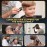 Professional Hair Clippers Kit for Family Cordless Trimmers with LED Display Beard Trimmer for Kid Cordless Beard Trimmer Haircut Grooming Kit Gift for Men Women Barber Kids (Black)