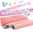 KURONO American Mahjong Set - Pink Soft Bag,166 Premium White Tiles, 4All-in-One Rack/Pushers, MahJongg Game Set(Pink)