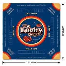 TANSOREX Mahjong Mat with Rules for Table,Travel Mahjong Set,Non-Slip and Silent,Comes with 2 Dice and 1 Coral Velvet Mahjong Mat Storage Bag,Mahjong Cards 2025(Blue) TANSOREX Mahjong Mat with Rules for Table,Travel Mahjong Set,Non-Slip and Silent,Comes with 2 Dice and 1 Coral Velvet Mahjong Mat Storage Bag,Mahjong Cards 2025(Blue)