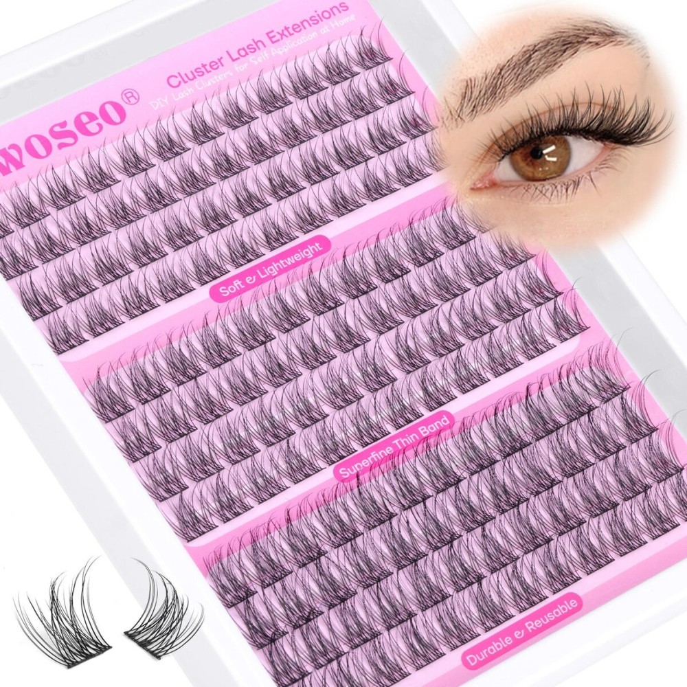wiwoseo Natural Lash Clusters Wispy Eyelash Clusters Russian Lashes Clusters Lashes Natural Look Eyelashes Cluster Eyelash Extensions Individual Lashes for Beginners (10-14MM) wiwoseo Natural Lash Clusters Wispy Eyelash Clusters Russian Lashes Clusters Lashes Natural Look Eyelashes Cluster Eyelash Extensions Individual Lashes for Beginners (10-14MM)