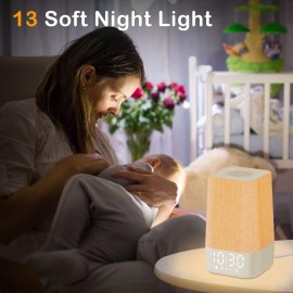 Wkzay White Noise Sound Machine: 30 Soothing Sounds, Sunrise Alarm Clock for Gentle Wake Up, Adjustable Volume & Night Light, Timer, Ideal for Adults, Kids and Babies - Easy to Sleep, Relax, Focus Wkzay White Noise Sound Machine: 30 Soothing Sounds, Sunrise Alarm Clock for Gentle Wake Up, Adjustable Volume & Night Light, Timer, Ideal for Adults, Kids and Babies - Easy to Sleep, Relax, Focus