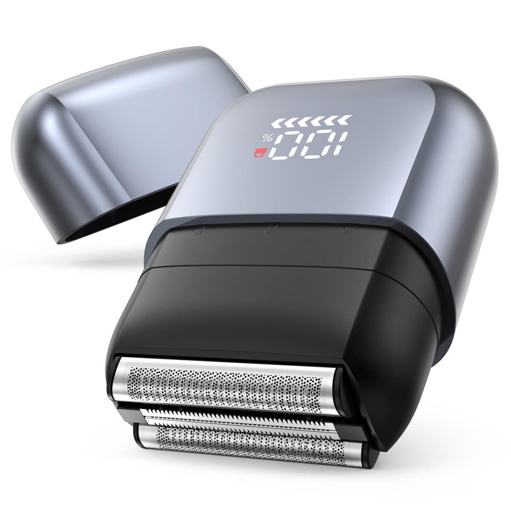 Foil Shavers for Men, Mini Electric Razors for Close Shaving Face with High Speed 3 Floating Blade Heads, USB C Fast Rechargeable Foil Shaver IPX7 Waterproof Wet Dry Travel Locked/Led Display Foil Shavers for Men, Mini Electric Razors for Close Shaving Face with High Speed 3 Floating Blade Heads, USB C Fast Rechargeable Foil Shaver IPX7 Waterproof Wet Dry Travel Locked/Led Display