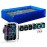 AzulHome American Mahjong Set with One Blue Storage Case, 166 Premium Transparent Acrylic Mahjong Tiles 1.18\'\'(30mm), 2 Dices, Mah-Jong Sets (Ma Jong, Mah-Jongg, Majiang) (Black)