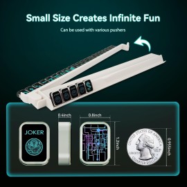 AzulHome American Mahjong Set with One Blue Storage Case, 166 Premium Transparent Acrylic Mahjong Tiles 1.18\'\'(30mm), 2 Dices, Mah-Jong Sets (Ma Jong, Mah-Jongg, Majiang) (Black) AzulHome American Mahjong Set with One Blue Storage Case, 166 Premium Transparent Acrylic Mahjong Tiles 1.18\'\'(30mm), 2 Dices, Mah-Jong Sets (Ma Jong, Mah-Jongg, Majiang) (Black)