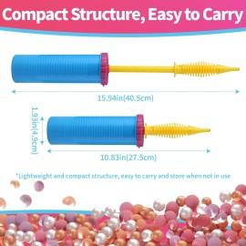 KAWKALSH Hand Balloon Pump, Dual Action Two-Way Inflator, Manual Air Blower for Balloons KAWKALSH Hand Balloon Pump, Dual Action Two-Way Inflator, Manual Air Blower for Balloons