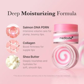 medicube PDRN lip sleeping mask glow balm | Salmon PDRN, Collagen, Shea Butter for Softer Lips, Long-lasting Moisture, Overnight and daily lip care, Korean Skincare 0.35 oz. medicube PDRN lip sleeping mask glow balm | Salmon PDRN, Collagen, Shea Butter for Softer Lips, Long-lasting Moisture, Overnight and daily lip care, Korean Skincare 0.35 oz.