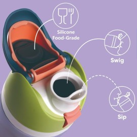 Replacement Lid for Owala Freesip, One Button Water Bottle Top Replacement Cap Compatible with Owala Cup 16oz 24oz 32oz 40oz, Leakproof Lids AccessoryBPA-FreeNo Water Leakage