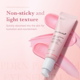 medicube Salmon DNA PDRN Pink Peptide Eye Serum with Niacinamide and 99% Purity Retinol for Fine Lines, Uneven Skin Tone, Korean Skin Care 1.01fl.oz medicube Salmon DNA PDRN Pink Peptide Eye Serum with Niacinamide and 99% Purity Retinol for Fine Lines, Uneven Skin Tone, Korean Skin Care 1.01fl.oz