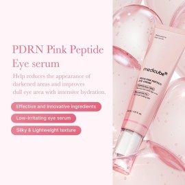 medicube Salmon DNA PDRN Pink Peptide Eye Serum with Niacinamide and 99% Purity Retinol for Fine Lines, Uneven Skin Tone, Korean Skin Care 1.01fl.oz medicube Salmon DNA PDRN Pink Peptide Eye Serum with Niacinamide and 99% Purity Retinol for Fine Lines, Uneven Skin Tone, Korean Skin Care 1.01fl.oz