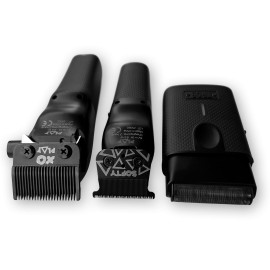TPOB Play Barber Hair Clippers for Men 7500 RPM with Rubber Grips (Blackout 3 Set)