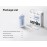 usmile C10 Portable Water Flosser - Travel-Friendly, 95-Day Battery, 4 Modes, 360 Nozzle, 180ml Tank, IPX7 Waterproof, Dentist-Recommended for Braces, Implants & Sensitive Gums (Blue)