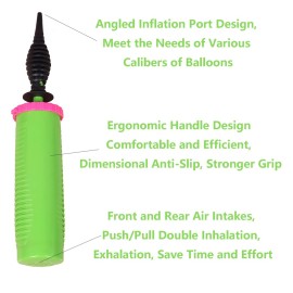 Hdeoops Balloon Pump Hand Held 2-Way Dual Action Air Pump for Balloons, Yoga Balls, Swimming Rings Hdeoops Balloon Pump Hand Held 2-Way Dual Action Air Pump for Balloons, Yoga Balls, Swimming Rings