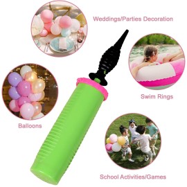 Hdeoops Balloon Pump Hand Held 2-Way Dual Action Air Pump for Balloons, Yoga Balls, Swimming Rings Hdeoops Balloon Pump Hand Held 2-Way Dual Action Air Pump for Balloons, Yoga Balls, Swimming Rings
